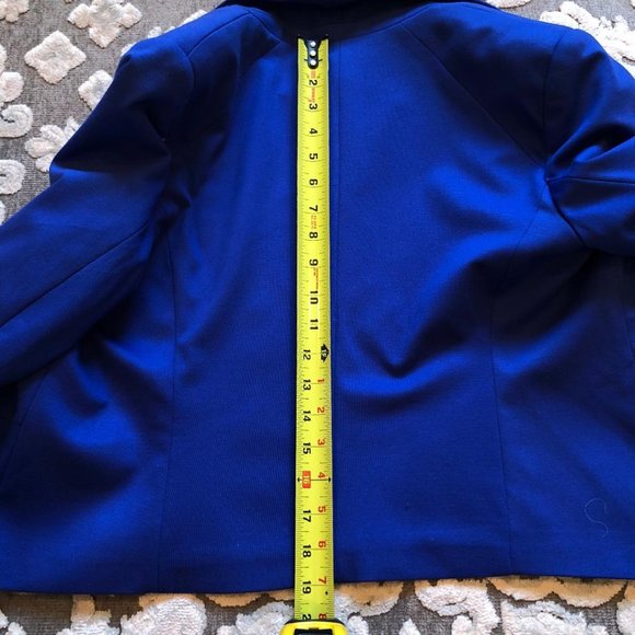 NWT, Philosophy Republic Clothing, Women's Blazer, Size: 8, Color: Blue - Picture 7 of 9